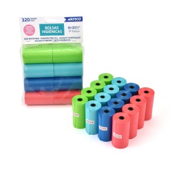 BOLSAS HIGIÉNICAS PERFUMADAS 16 ROLLOS