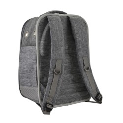 RUCKSACK MIT FENSTER GRAU 30 x 23 x 43 cm 2