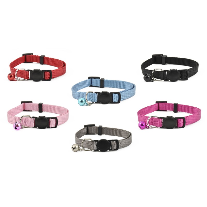 BASIC CAT COLLAR PACK 10mm x 22-33cm MOQ 6 units