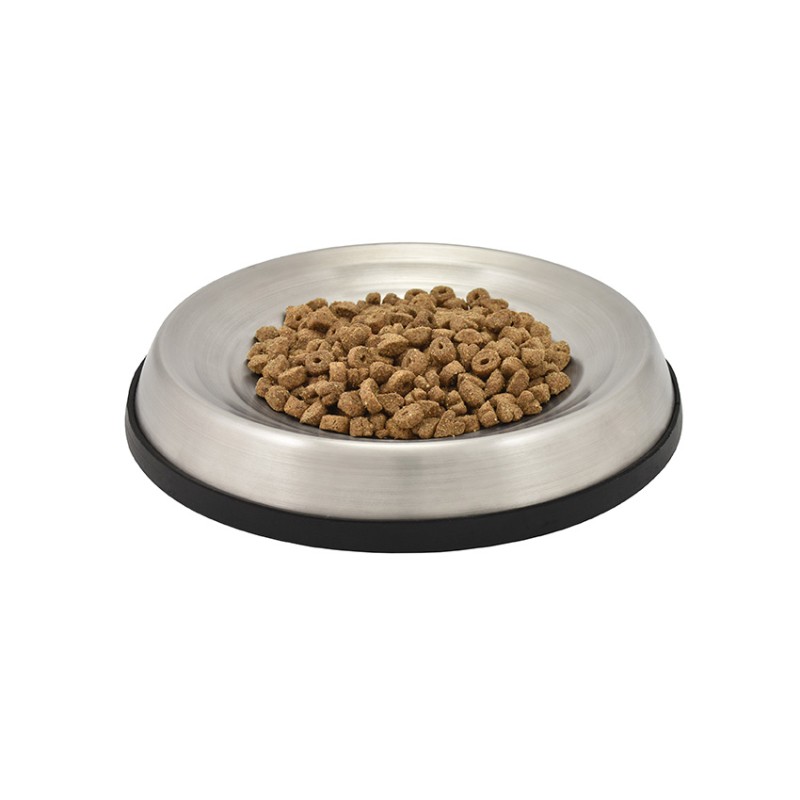 COMEDERO INOX GATO CON RELIEVE