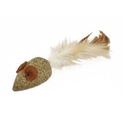 RATÓN CATNIP CON PLUMA