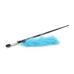 VARA CON PLUMA COLORES 48CM (U.M.V 4uds)