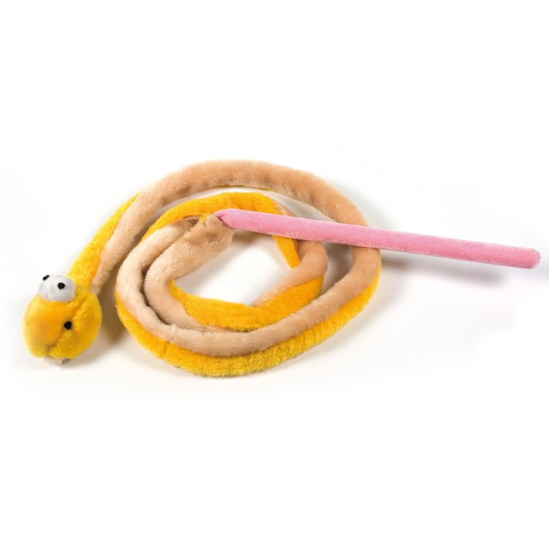 SERPENTE DE PELUCHE COM VARA