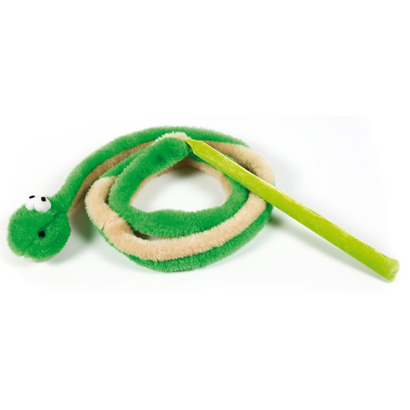 SERPENTE DE PELUCHE COM VARA