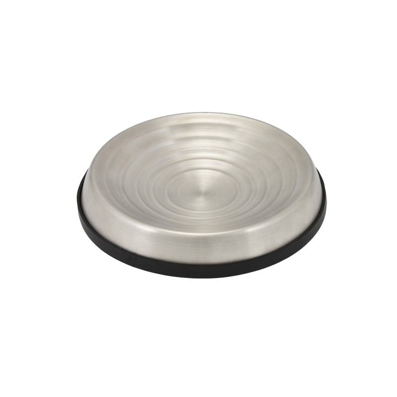 COMEDERO INOX GATO CON RELIEVE