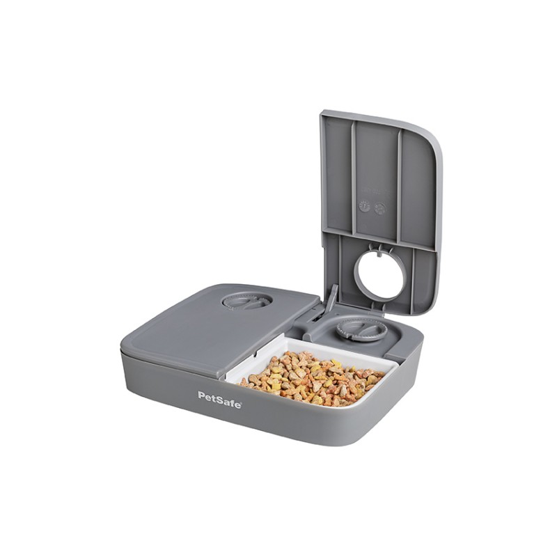 DISTRIBUTEUR CROQUETTES AUTOMATIQUE DEUX REPAS