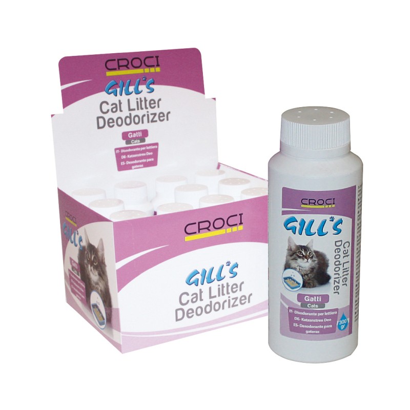 GILL’S DÉSODORISANT LITIÈRE POUR CHATS
