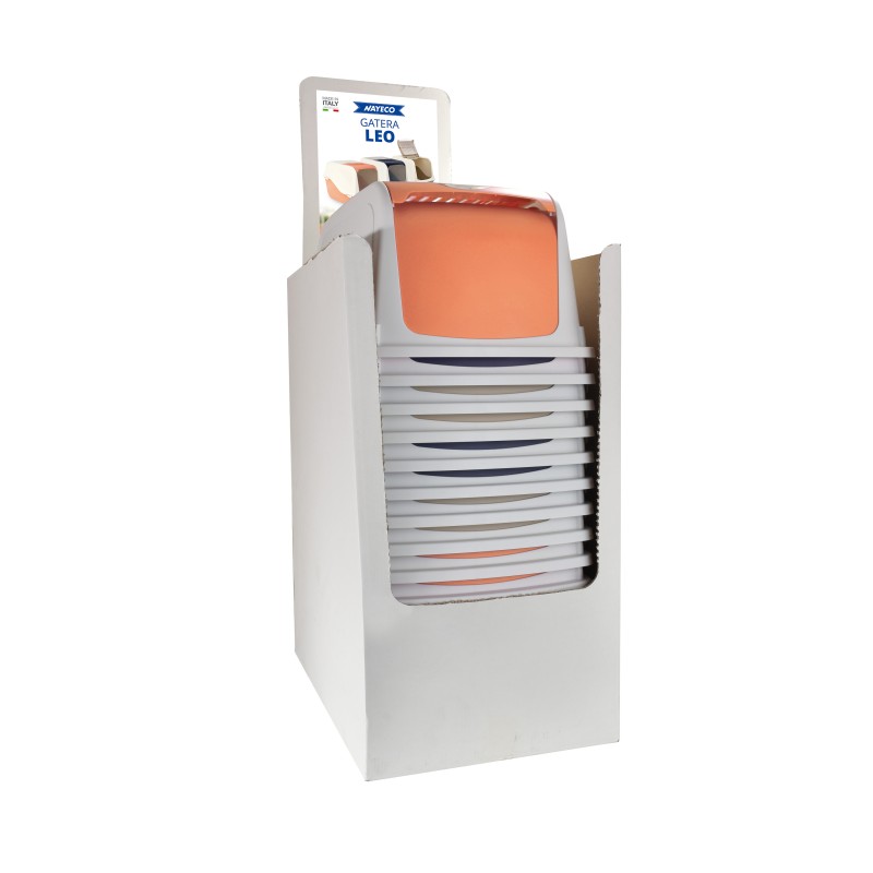 PRÉSENTOIR MAISON DE TOILETTE POUR CHAT LEO 13 PCS