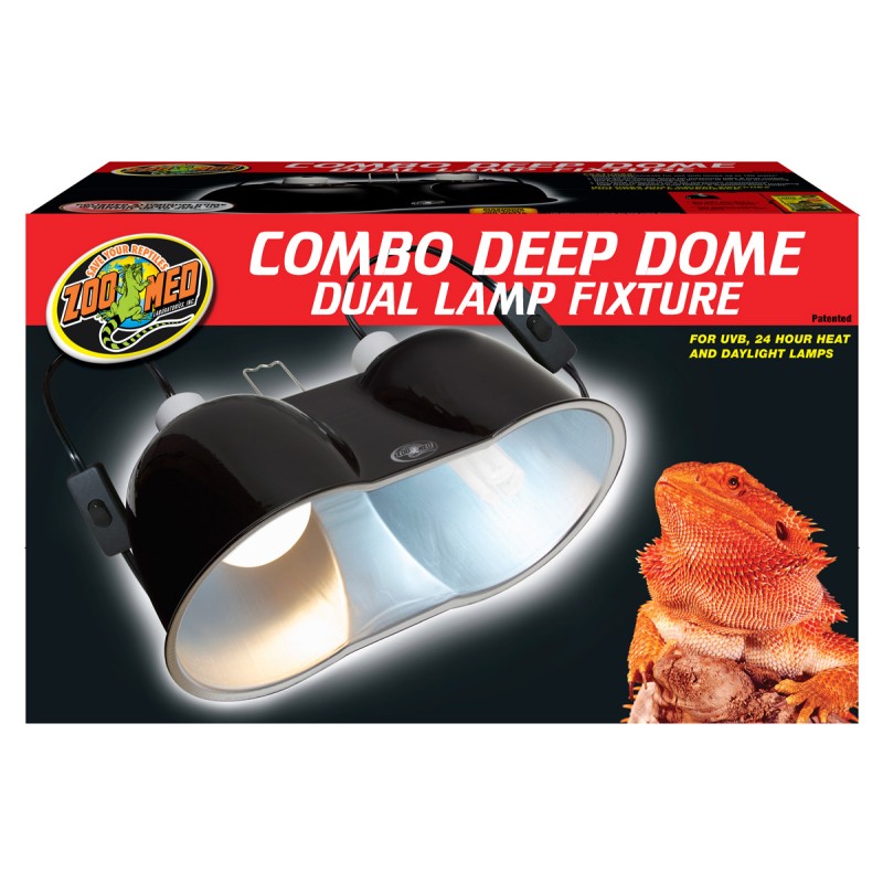 DEEP DOME DUAL LAMP FIXTURE
