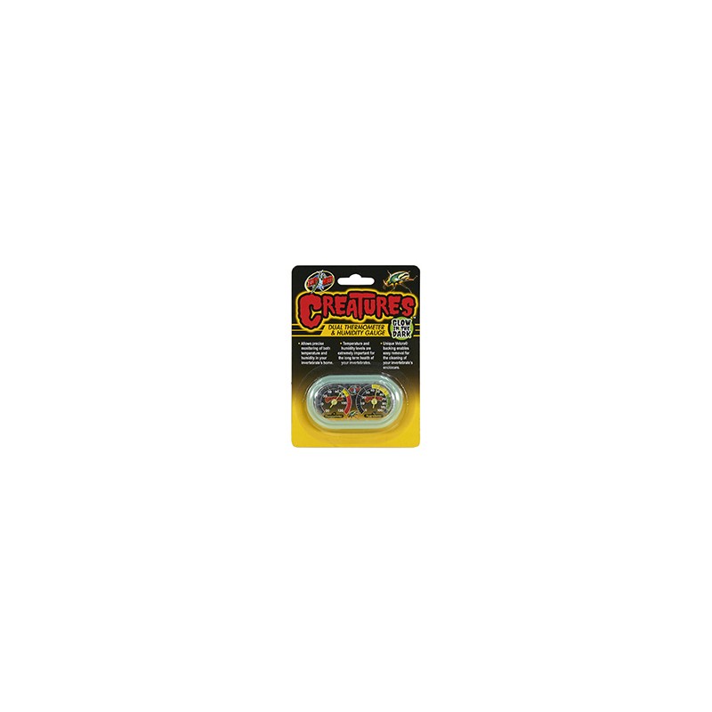 CREATURES DUAL ANALOGES THERMOMETER/HYGROMETER