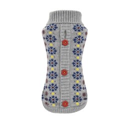 FLOWER KNITTED SWEATER