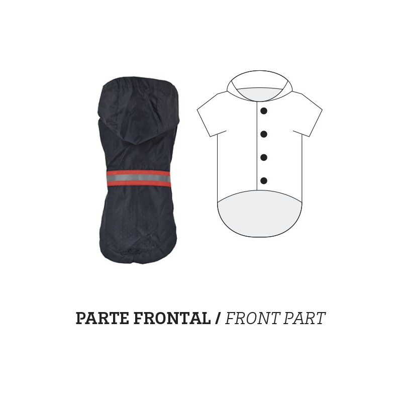 IMPERMÉABLE RÉFLÉCHISSANT MARIN