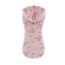 SUDADERA CON CAPUCHA AMOUR ROSA