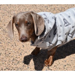 SWEAT-SHIRT À CAPUCHE AMOUR GRIS 2