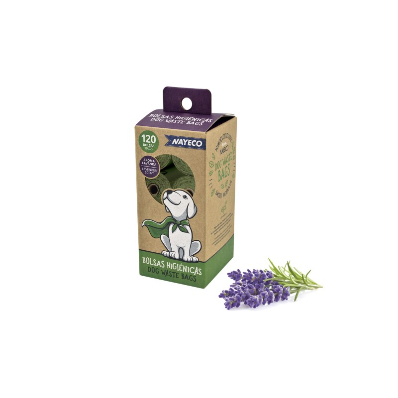LAVENDER-SCENTED HYGIENIC BAGS 120 BAGS