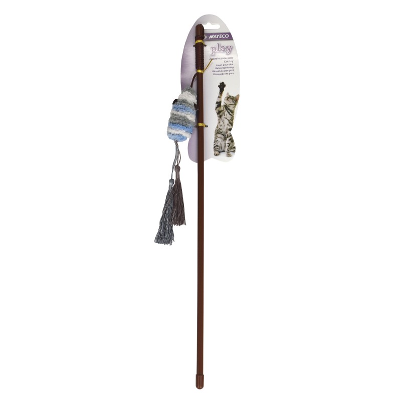 SOFT WOOL WITH MOUSE ON STICK