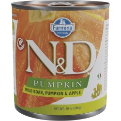 N&D DOG PUMPKIN JABALI & CABALAZA & MANZANA 285GR
