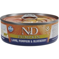 N&D CAT CORDERO, CALABAZA Y ARANDANO 70 GR
