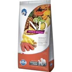 N&D DOG TROPICAL SELECTION SALMON ADULT MEDMAX 10KG