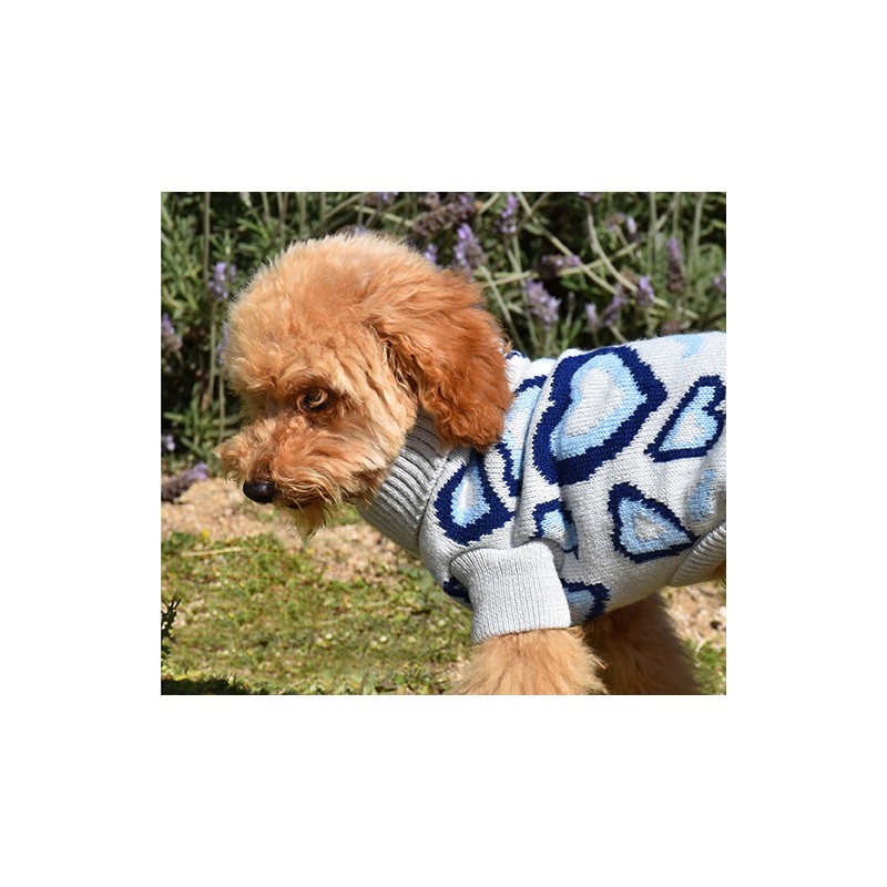 JERSEY PUNTO POP LOVE AZUL