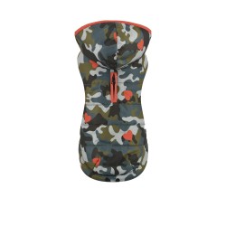 CASACO COM CAPUZ RED LEOPARD