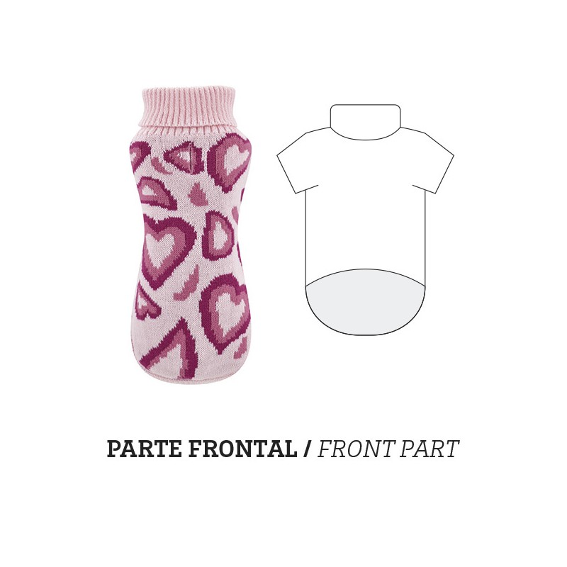 PINK POP LOVE KNITTED SWEATER