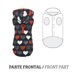 VESTE AVEC CAPUCHE DARK LOVE 2