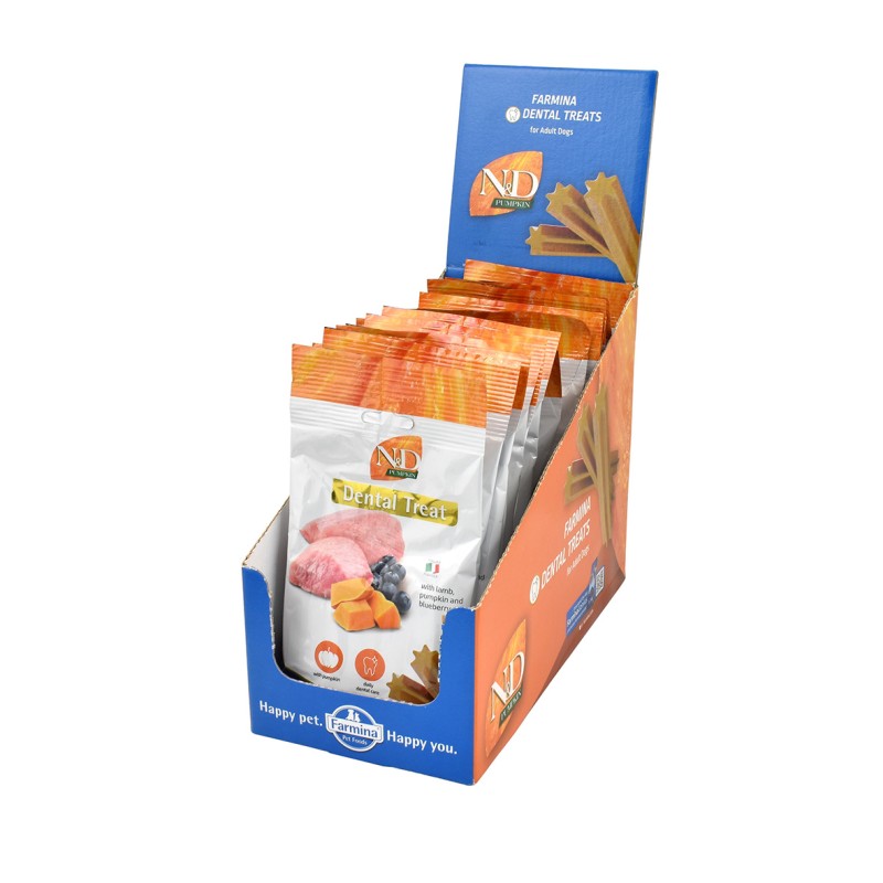 N&D PUMPKIN SNACK DOG LAMB BLUEBERRY MINI 7 STICKS