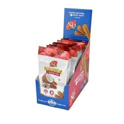 N&D QUINOA SNACK DOG SKIN AND COAT ARENQUE MNI 7 STICKS 2
