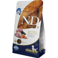 N&D DOG BROWN CORDERO, ZANAHORIA, ESPIRULINA ADULT MINI 2KG