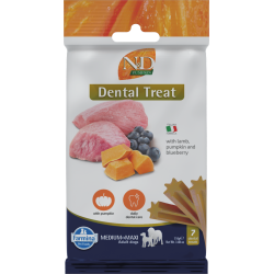 N&D PUMPKIN SNACK HUND LAMM HEIDELBEERE MEDMAXI 7 STICKS