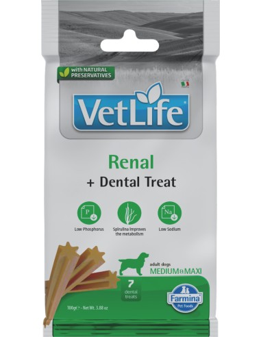 VET LIFE SNACK CHIEN RÉNAL MEDMAXI 7 STICKS