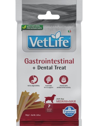 VET LIFE SNACK HUND MAGEN-DARM MEDMAXI 7 STICKS