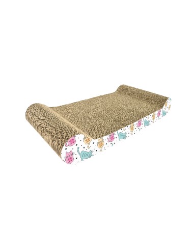 ARRANHADOR DE PAPELÃO PARA GATOS ALEGRE COM NIP DE GATOS