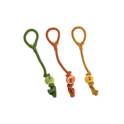 CORDA DENTAL COM BOLA E PEGA - 50 cm