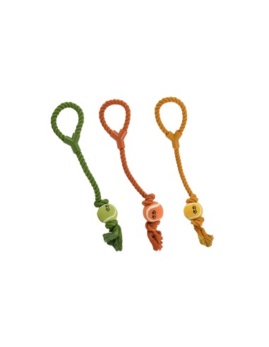 CORDA DENTAL COM BOLA E PEGA - 50 cm