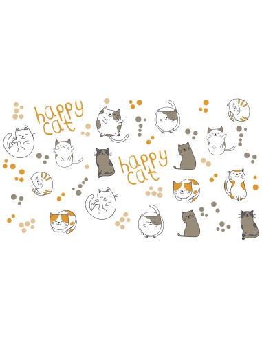 GLÜCKLICHE KATZE