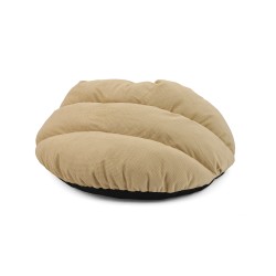 BEIGE CAVE BED WITH BALL 2