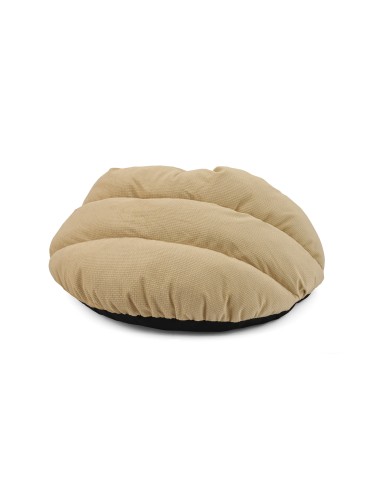 BEIGE CAVE BED WITH BALL