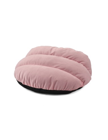 CAMA CUEVA ROSA CON PELOTA