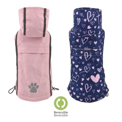 IMPERMÉABLE RÉVERSIBLE PINK LOVE