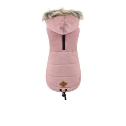 GIACCA CON CAPPUCCIO ROSA CANADA