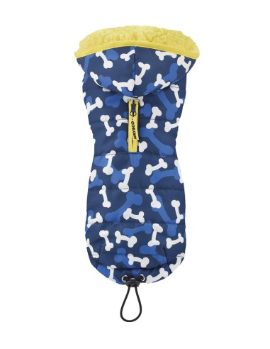 BLAUE CAMOUFLAGE-KAPUZENJACKE
