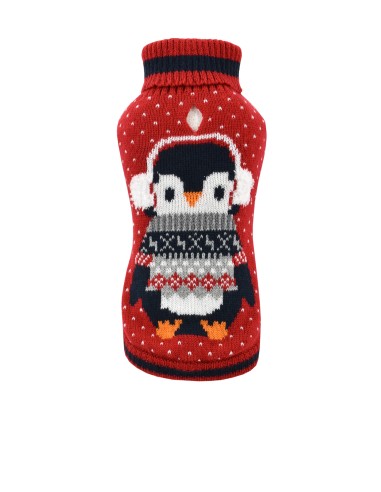 PINGUIN-STRICKPULLOVER
