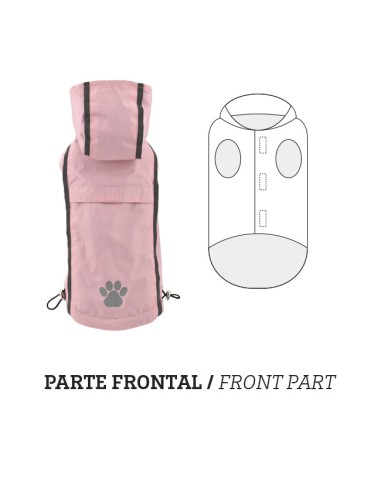 IMPERMEABILE REVERSIBILE PINK LOVE