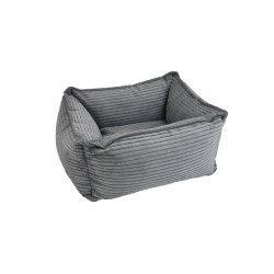 BERCEAU EN VELOURS GRIS