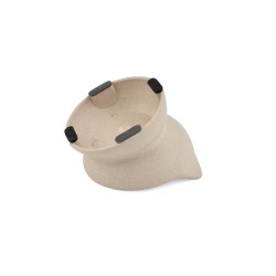 Mangeoire surélevée en bambou pour chat 2