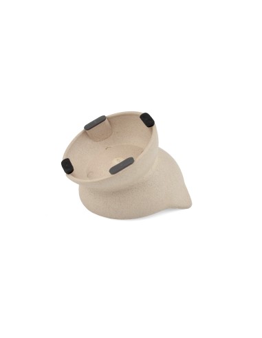 Mangeoire surélevée en bambou pour chat